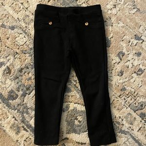 Toddler girl Zara black pants size 2-3